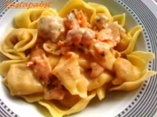 Tortellini mit Lachs-Zitronen- Sauce - Rezept