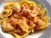 Tortellini mit Lachs-Zitronen- Sauce - Rezept