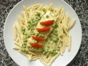 Rezept: Fagiolini mit Ziegenfrischkรคsesauce an frischem Lachs Fagiolini mit Ziegenfrischkรคsesauce an frischem Lachs - Rezept