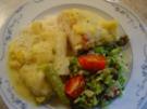 Hähnchenbrustfilet exotisch --- mit Mango-Ananas-Sauce und Porree überbacken - Rezept