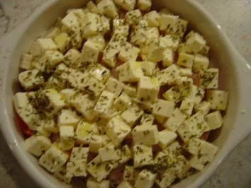 Mini-Auflauf mit Schafskäse und gekochtem Schinken - Rezept - Bild Nr. 4