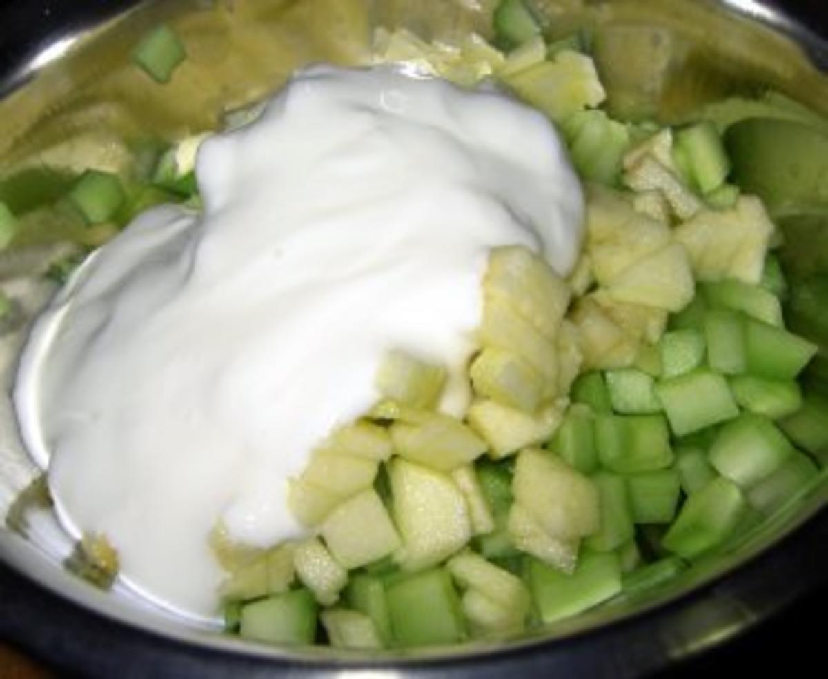 Gurken-Apfel-Salat mit Ingwer und Minze - Rezept - Bild Nr. 7