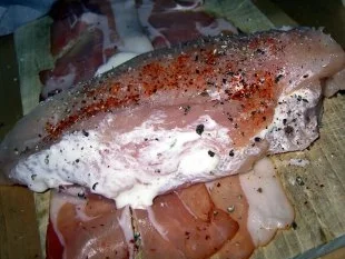 Limettenhähnchen im Speckmantel - Rezept - Bild Nr. 4