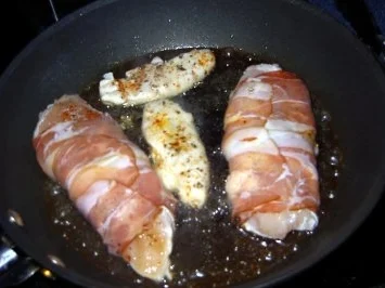 Limettenhähnchen im Speckmantel - Rezept - Bild Nr. 6