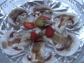 Rezept: Champignon-Carpaccio Champignon-Carpaccio - Rezept