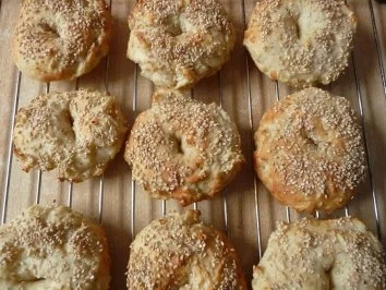 Bagels mit Sesam - Rezept - Bild Nr. 2