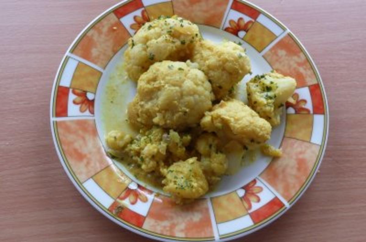 Gemüse: Curry-Blumenkohl - Rezept