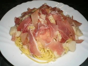 Spaghetti al tartufo - Rezept