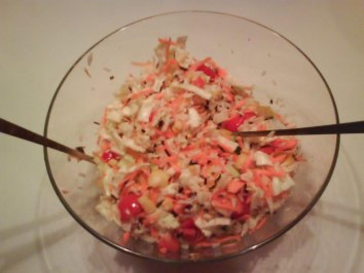 Salat: Bunter Reis-Thunfischsalat - Rezept - Bild Nr. 5