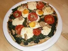 Pizza auf Fladenbrot - Rezept