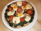 Pizza auf Fladenbrot - Rezept