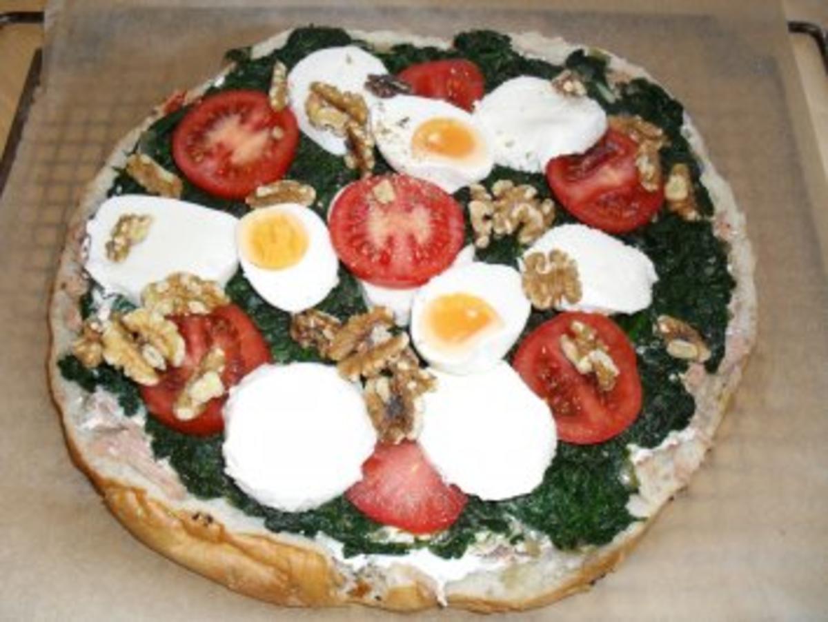 Pizza auf Fladenbrot - Rezept - Bild Nr. 2