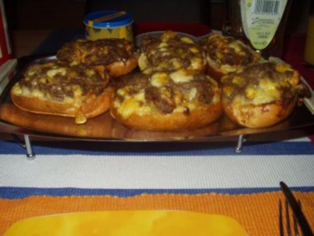 Heiße Hackbrötchen