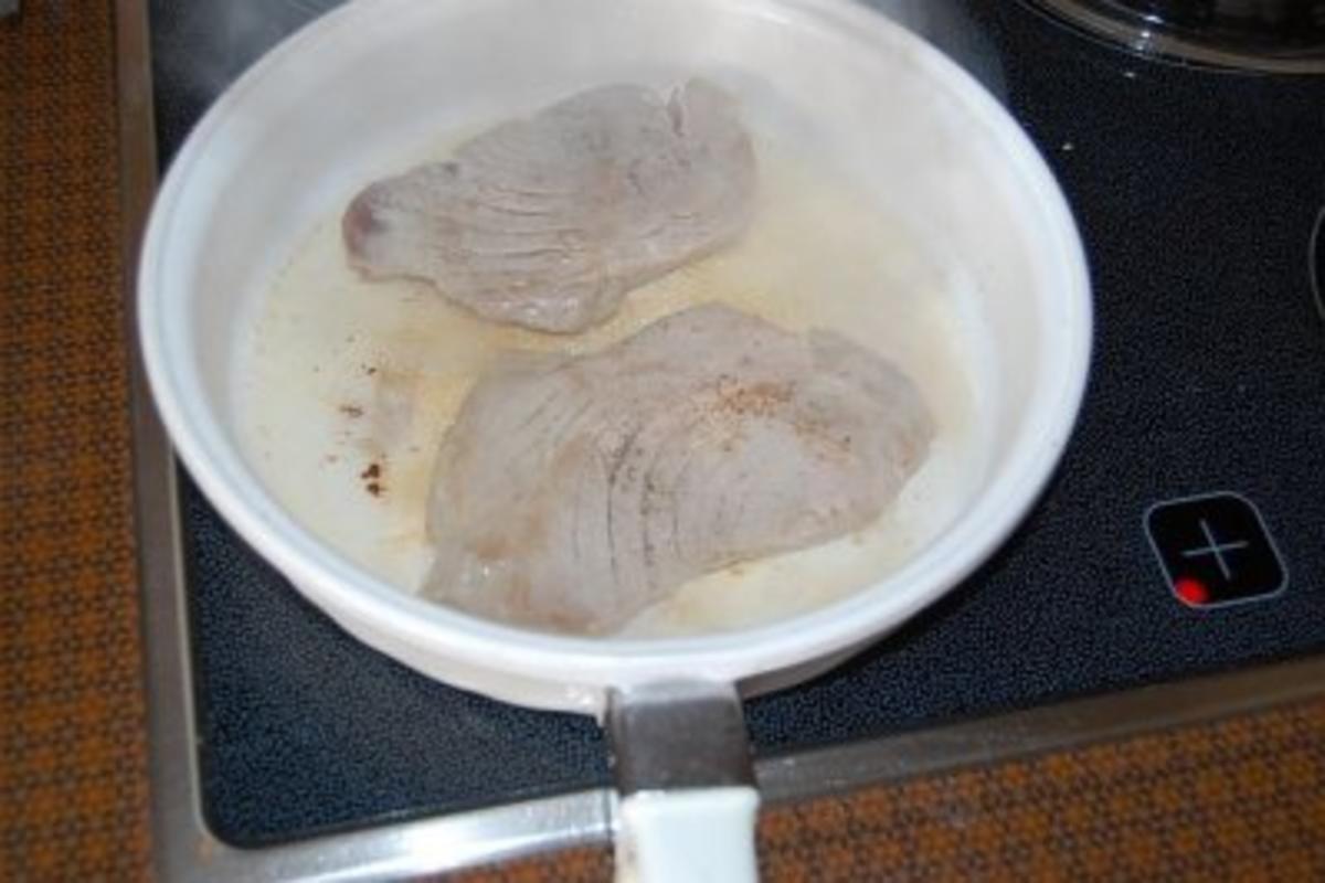 Thunfischsteak mit Cocktailtomaten, Mozarella und Fächerkartoffeln ( von Cerankaiser ) - Rezept - Bild Nr. 2