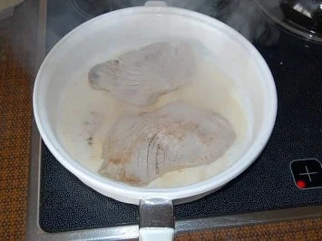 Thunfischsteak mit Cocktailtomaten, Mozarella und Fächerkartoffeln ( von Cerankaiser ) - Rezept - Bild Nr. 3