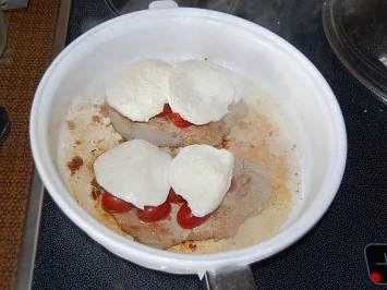 Thunfischsteak mit Cocktailtomaten, Mozarella und Fächerkartoffeln ( von Cerankaiser ) - Rezept - Bild Nr. 5