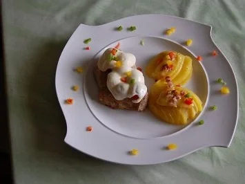 Thunfischsteak mit Cocktailtomaten, Mozarella und Fächerkartoffeln ( von Cerankaiser ) - Rezept - Bild Nr. 7