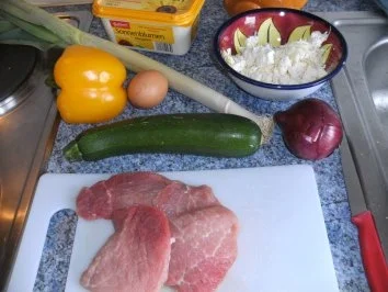 Gratinierte Schweinelendchen mit Gemüseragout - Rezept - Bild Nr. 2