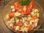 Salat - Knackiger Kartoffelsalat - Rezept