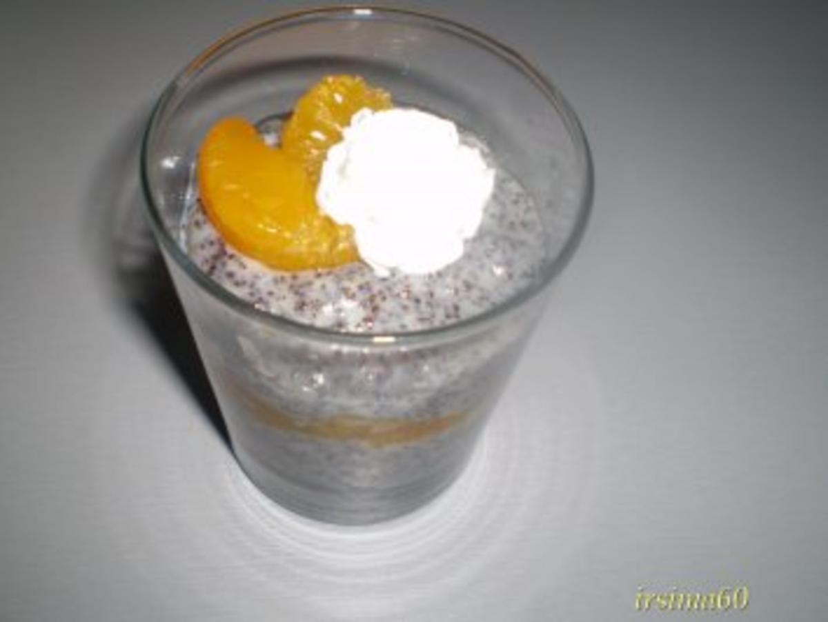 Bilder für Mohnpudding mit Mandarinen - Rezept