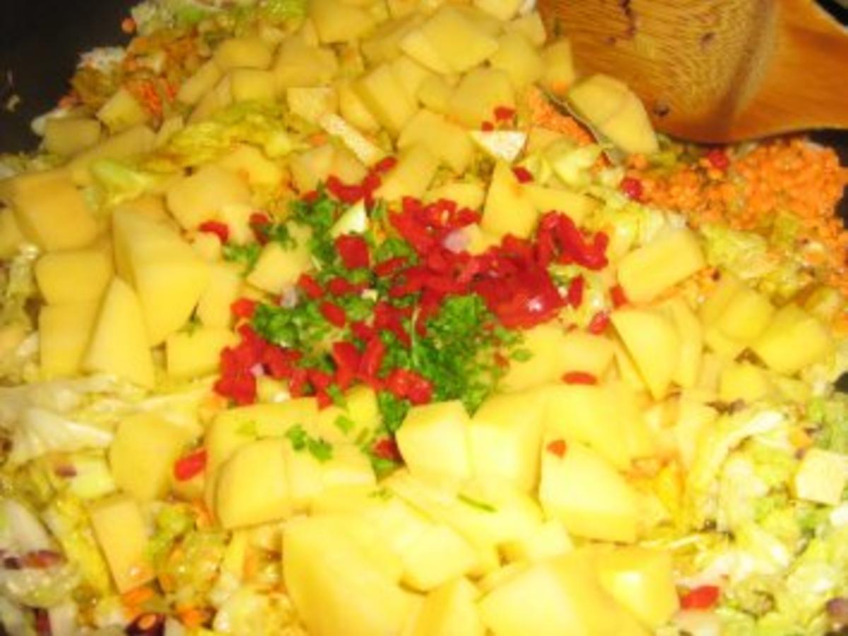 Wirsingtopf mit Lachs - Rezept mit Bild - kochbar.de