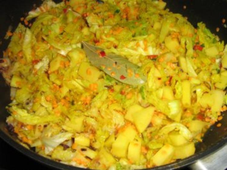 Wirsingtopf mit Lachs - einfach - 184 kcal/100g
