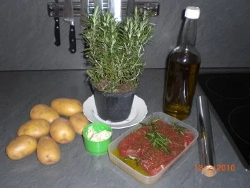 Rezept: Rumpsteak mit Rosmarinkartoffel Bild Nr. 3 Rumpsteak mit Rosmarinkartoffel - Rezept - Bild Nr. 3