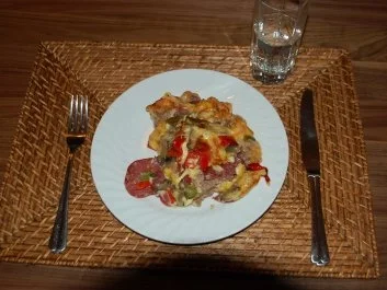 Rezept: Hackfleischpizza Bild Nr. 3 Hackfleischpizza - Rezept - Bild Nr. 3