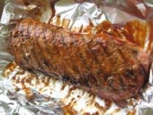 Gegrilltes Schweinefilet in Tequilla Marinade - Rezept