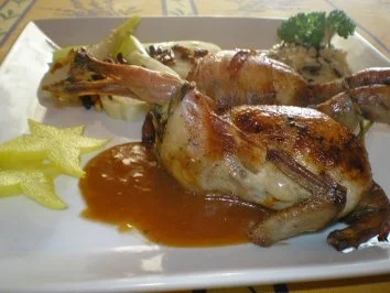 Rezept: gefüllte Wachteln Bild Nr. 3 gefüllte Wachteln - Rezept - Bild Nr. 3