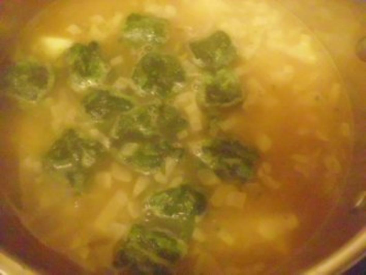 Kartoffelsuppe mit Spinat - Rezept - Bild Nr. 5