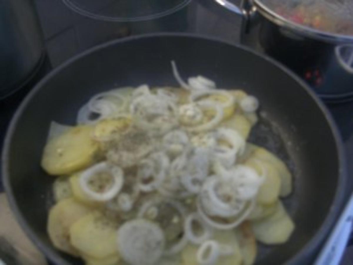 Bratkartoffeln mit Majoran  Buttergemüse und - Rezept - Bild Nr. 6