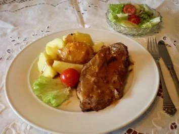 Scharfer Schweinenacken - Rezept