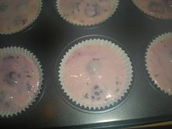 Valentinstags- Muffins ( Stracciatella- Beeren- Muffin) - Rezept - Bild Nr. 3