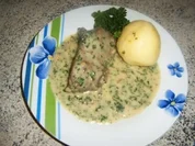 Petersiliensoße mit gekochten Rindfleisch - Rezept