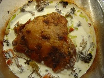 Putenoberkeule im Broccolie-Möhrenbett - Rezept - Bild Nr. 6