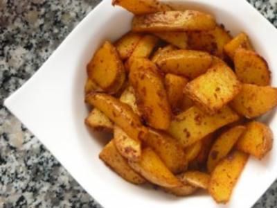 Rezept: Tandoori-Sesamöl-Kartoffeln vom Blech Tandoori-Sesamöl-Kartoffeln vom Blech - Rezept