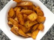Tandoori-Sesamöl-Kartoffeln vom Blech - Rezept