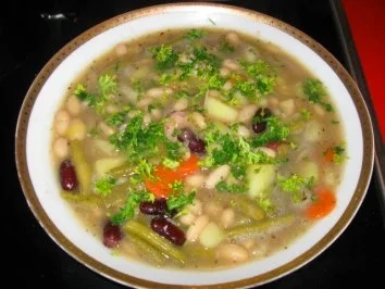 Bohnen-Dreierlei - Rezept