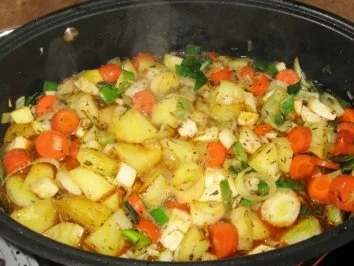 Rezept: Hähnchenschenkel-Catalanische Art Bild Nr. 6 Hähnchenschenkel-Catalanische Art - Rezept - Bild Nr. 6