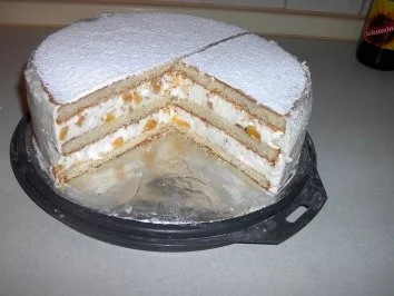 Pfirsich - Käse - Torte - Rezept