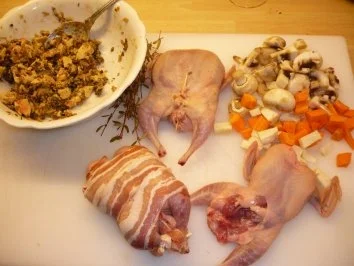 Wachteln gefüllt - Rezept - Bild Nr. 2