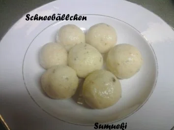 Rezept: Schneebällchen Schneebällchen - Rezept