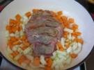 Schweinebraten mit cremige Sahne Sauce. - Rezept