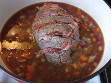 Rezept: Schweinebraten mit cremige Sahne Sauce. Bild Nr. 5 Schweinebraten mit cremige Sahne Sauce. - Rezept - Bild Nr. 5