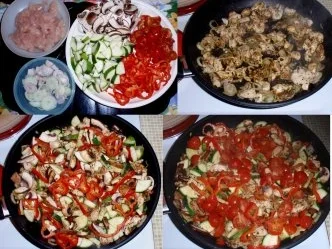 Gemüse-Hähnchen-Nudel-Auflauf - Rezept - Bild Nr. 2