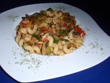 Gemüse-Hähnchen-Nudel-Auflauf - Rezept - Bild Nr. 6