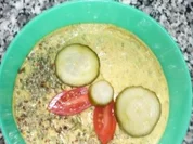 Ziegenfrischkäsedip mit Curry-Orangennote - Rezept