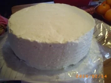 Torten: Meine Torte zum Valentinstag: Cappuccino-Eierlikörcreme-Torte mit viel Sahne und mit Liebe gemacht - Rezept - Bild Nr. 8