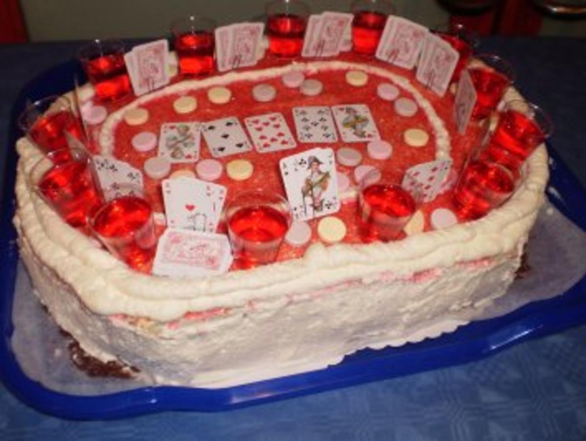 Bilder für Pokertorte Motivtorte Rezept